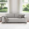 vidaXL 3-Sitzer-Sofa Wolkengrau 220x77x82 cm Stoff