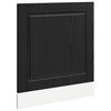 vidaXL Geschirrsp&uuml;lerfront PORTO Schwarz Eichen-Optik 60 x 1,5 x 57 cm