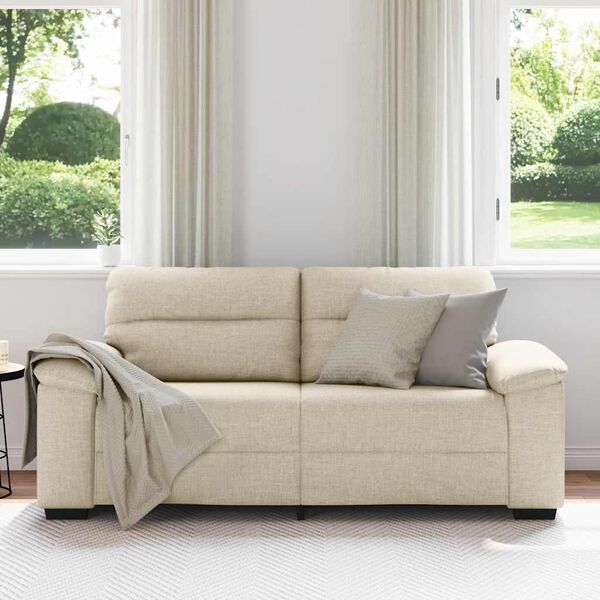 vidaXL 2-Sitzer-Sofa 180x81x84 cm Leinen