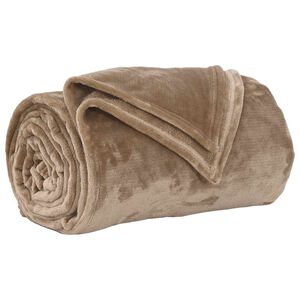 vidaXL Wohndecke Kamel 220 x 240 cm 1.37 kg Fleece