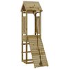vidaXL Spielturm mit Kletterwand Impr&auml;gniertes Kiefernholz