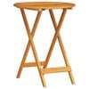 vidaXL Klapp Bistro Set 3 pcs Braun Massivholz Akazie