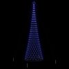 vidaXL LED-Weihnachtsbaum mit 550 LEDs Blau 160 x 160 x 500 cm Metall
