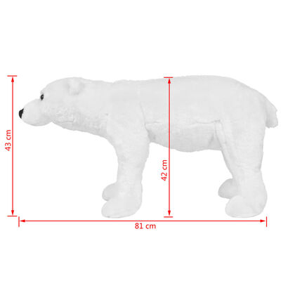 Großer Eisbär, liegend - 61 cm (Länge)