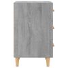 vidaXL Nachttisch Grau Sonoma 40x40x66 cm Holzwerkstoff