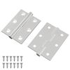 vidaXL Scharnier 2 stk. Silber 50 x 38 x 1,3 mm Stahl