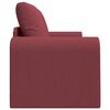 vidaXL Schlafsofa 60cm Weinrot Stoff