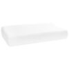 vidaXL Schlafkissen Uni Wei&szlig; 60 x 37 x 12,5 cm Viscoschaum