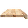 vidaXL Treppenstufen 4 Stk. Unbehandelt 80x25x2 cm Massivholz Eiche