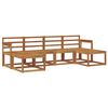 vidaXL Outdoor-Sofagarnitur 6 pcs Natur Massivholz Akazie