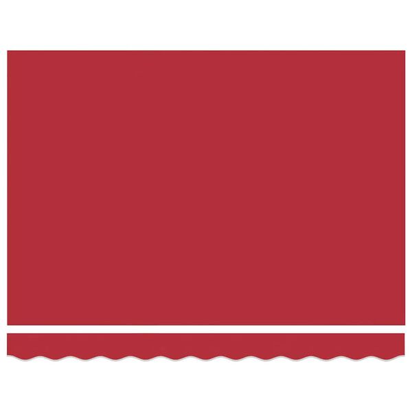 vidaXL Einziehbare Markise Rot 350 x 250 cm Polyester und Metall
