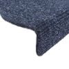 vidaXL Stufenmatten Selbstklebend 20 Stk. 65x21x4 cm Blau Halbrund Gro&szlig;
