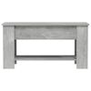 vidaXL Couchtisch Betongrau 101x49x52 cm Holzwerkstoff