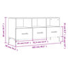 vidaXL TV-Schrank R&auml;uchereiche 102x36x50 cm Holzwerkstoff