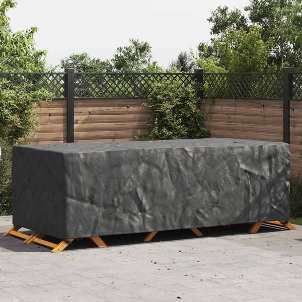 vidaXL M&ouml;belbezug Uni Schwarz 300 x 140 x 90 cm 600D