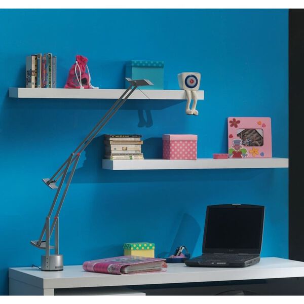 Vipack Wandregal-Set Lara 2 Stk. Holz Wei&szlig;