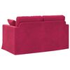 vidaXL Sofa Weinrot Gesamtabmessungen: 138 x 78 x 80 cm (B x T x H)
