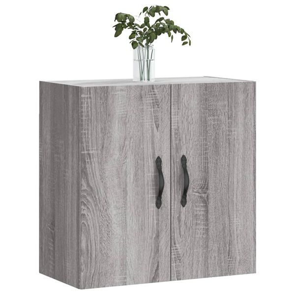 vidaXL Wandschrank Grau Sonoma 60x31x60 cm Holzwerkstoff