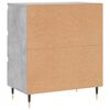 vidaXL Sideboard Betongrau 60x35x70 cm Holzwerkstoff