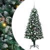 vidaXL K&uuml;nstlicher Weihnachtsbaum mit 150 LEDs mit St&auml;nder Gr&uuml;n 150 cm