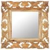 vidaXL Spiegel Handgeschnitzt Braun 50x50 cm Massivholz Mango