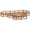 vidaXL Outdoor-Sofagarnitur 9 pcs Natur Massivholz Akazie