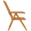 vidaXL Gartenstuhl 4 pcs Braun 57 x 72 x 109 cm Massivholz Akazie