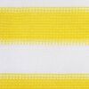 vidaXL Balkon-Sichtschutz Gelb und Wei&szlig; 90x300 cm HDPE