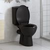 vidaXL Toilettensitz mit Absenkautomatik und Quick-Release Schwarz