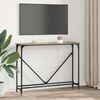 vidaXL Konsolentisch Artisan-Eiche 102 x 23 x 75 cm Holzwerkstoff