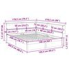 vidaXL Massivholzbett mit Regal ohne Matratze 160x200 cm Kiefernholz