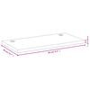 vidaXL Schreibtischplatte 80x40x4 cm Bambus