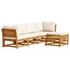 vidaXL 6-tlg. Garten-Lounge-Set mit Kissen Massivholz Akazie