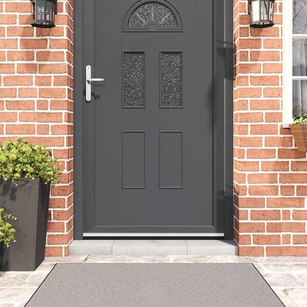 vidaXL Selbstklebende T&uuml;rb&uuml;rstendichtungen 6 pcs Silber 100 cm