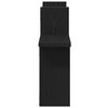 vidaXL Wandregale 2 Stk. Schwarz Eichen-Optik 38x12x38cm Holzwerkstoff