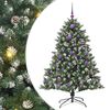 vidaXL K&uuml;nstlicher Weihnachtsbaum mit 150 LEDs mit St&auml;nder Gr&uuml;n 150 cm
