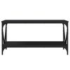 vidaXL Couchtisch Schwarz 90x50x45 cm Holzwerkstoff