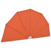 vidaXL Faltbarer Terrassen-Seitenf&auml;cher Terracotta-Rot 200 cm