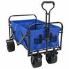 vidaXL Klapp-Handwagen Blau 89 x 63 x 96 cm Stahl und Oxford-Stoff