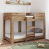 vidaXL Etagenbett f&uuml;r Kinder Artisan-Eiche 80 x 160 cm Holzwerkstoff