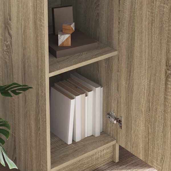 vidaXL Highboard Sonoma-Eiche 35 x 39 x 168 cm