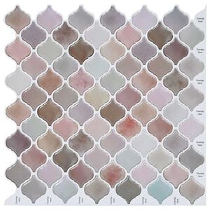vidaXL Lanturn Fliese 50 Stk. Beige 27 x 27 cm Polyurethan und PET