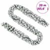 vidaXL Weihnachtsgirlande mit Schnee Grün 20 m PVC