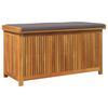 vidaXL Outdoor-Kissenbox 113x50x60,5 cm Massivholz Akazie