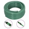 vidaXL Gartenschlauch mit Armaturen-Set Gr&uuml;n 0,6" 50 m PVC