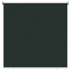 vidaXL Au&szlig;enrollo 90% UV-Block Dunkelgr&uuml;n 140 x 140 cm HDPE