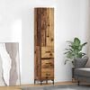 vidaXL Highboard Altholz 69,5 x 34 x 180 cm Holzwerkstoff