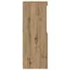 vidaXL LED-Sideboard Artisan-Eiche 41 x 37 x 100 cm Holzwerkstoff