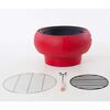 BBGRILL Tragbarer Grill Rot BBQ TUB-R