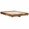 vidaXL Bettgestell ohne Matratze Altholz-Optik 140x200cm Holzwerkstoff